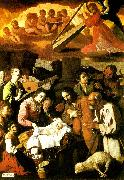 Francisco de Zurbaran the shepherds, worship oil painting on canvas